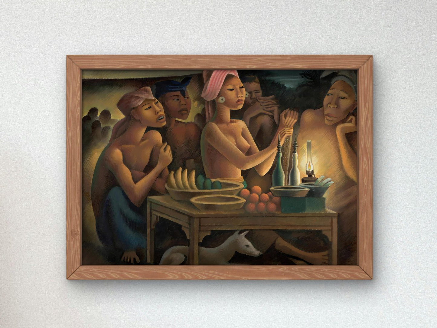 Food Stand in Bali by Miguel Covarrubias, 1930, Art Deco and American Modernism, fine art print