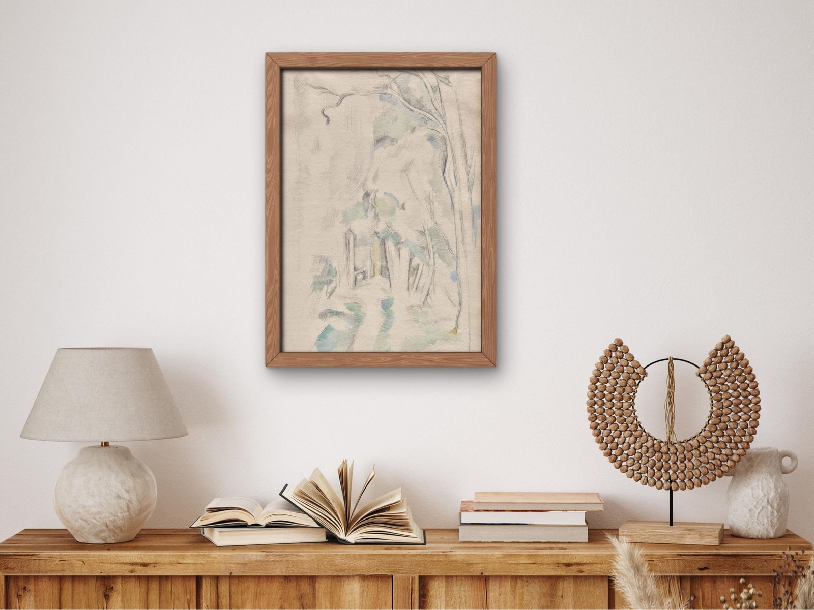 Footpath in the Woods by Paul Cézanne, 1882, Post-Impressionism, fine art print