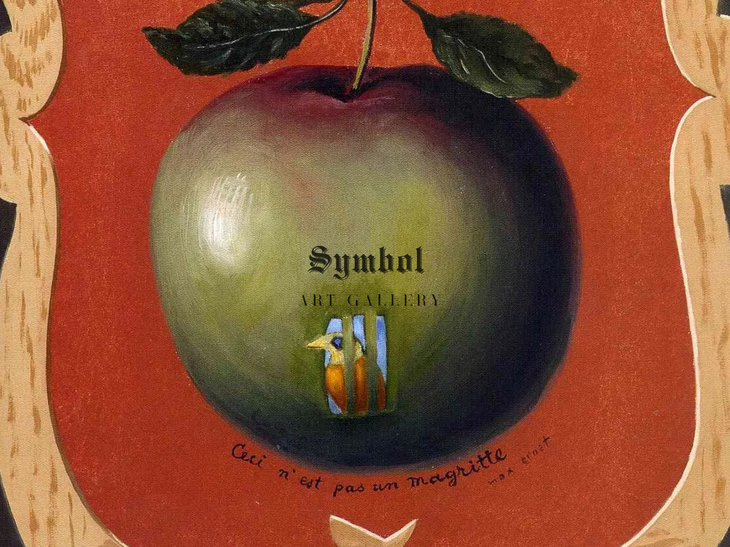 Force of habit Rene Magritte 1960, Art Print, Museum Quality artwork gallery poster, wall art, classy elegant home decor, surréalisme