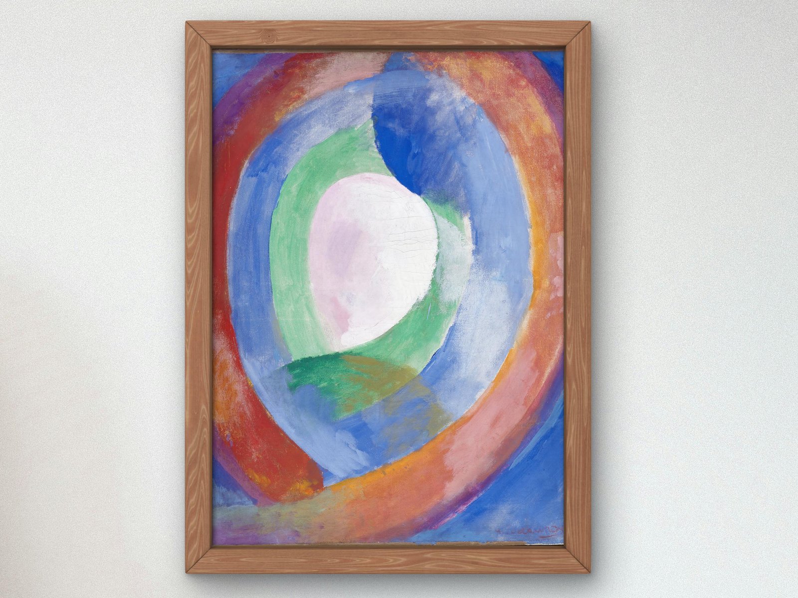Formes circulaires Lune by Robert Delaunay, 1913, Cubism and Abstract Art, fine art print