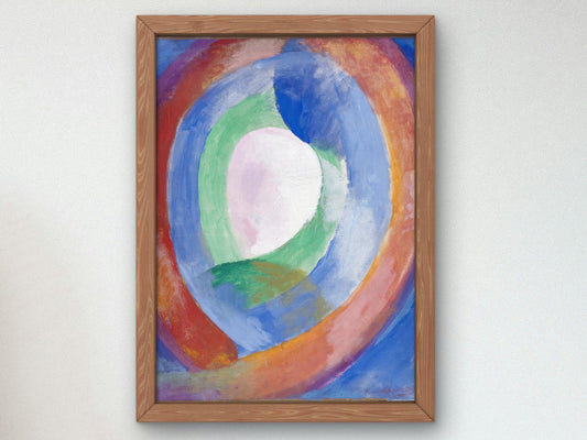 Formes circulaires Lune by Robert Delaunay, 1913, Cubism and Abstract Art, fine art print