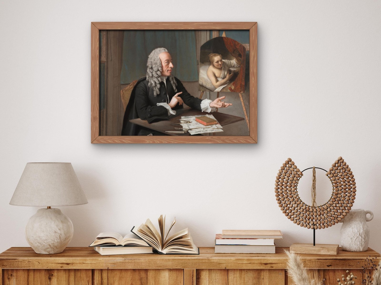 Francois Tronchin by Jean Etienne Liotard, 1757, Rococo, Neoclassicism, fine art print
