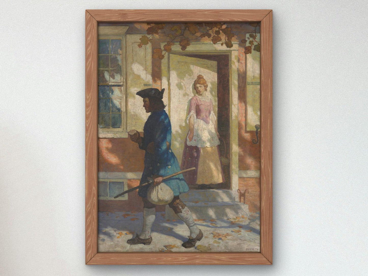 Franklin's Arrival in Philadelphia by N.C. Wyeth, 1923, Art Deco and American Modernism, fine art print