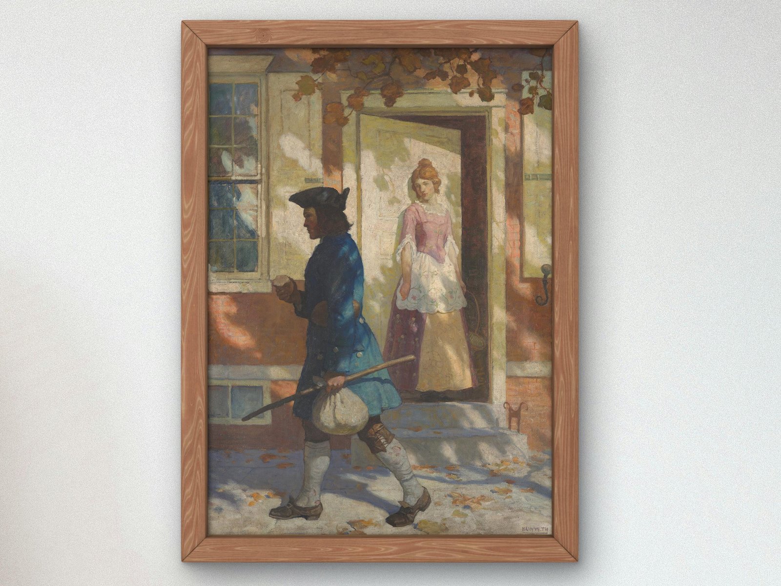 Franklin's Arrival in Philadelphia by N.C. Wyeth, 1923, Art Deco and American Modernism, fine art print
