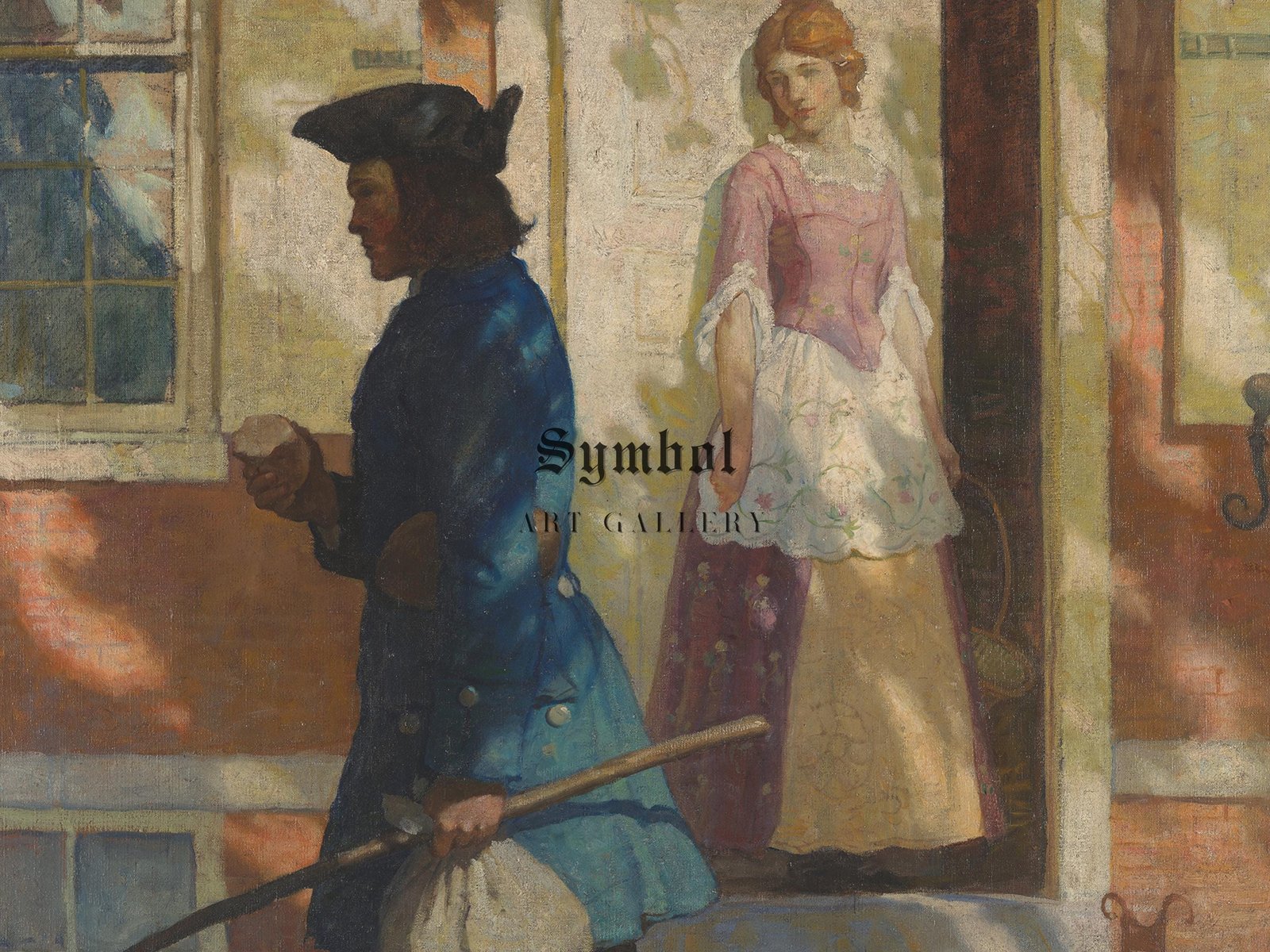 Franklin's Arrival in Philadelphia by N.C. Wyeth, 1923, Art Deco and American Modernism, fine art print