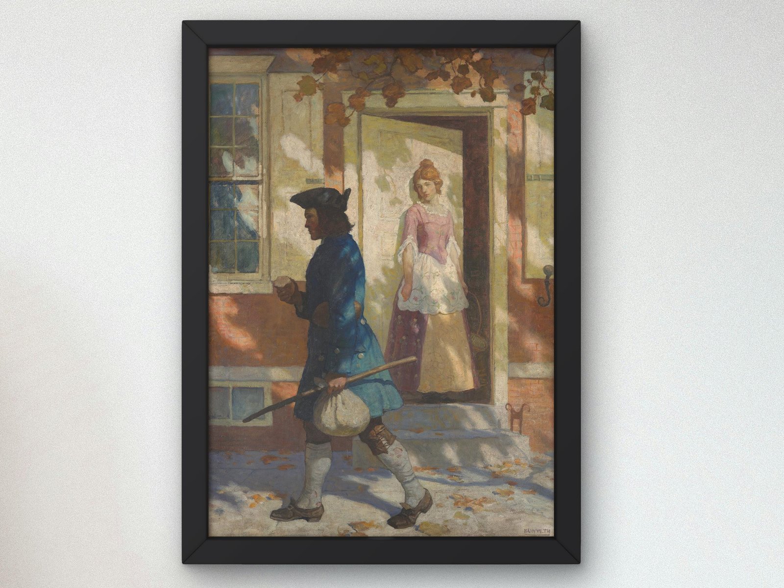 Franklin's Arrival in Philadelphia by N.C. Wyeth, 1923, Art Deco and American Modernism, fine art print