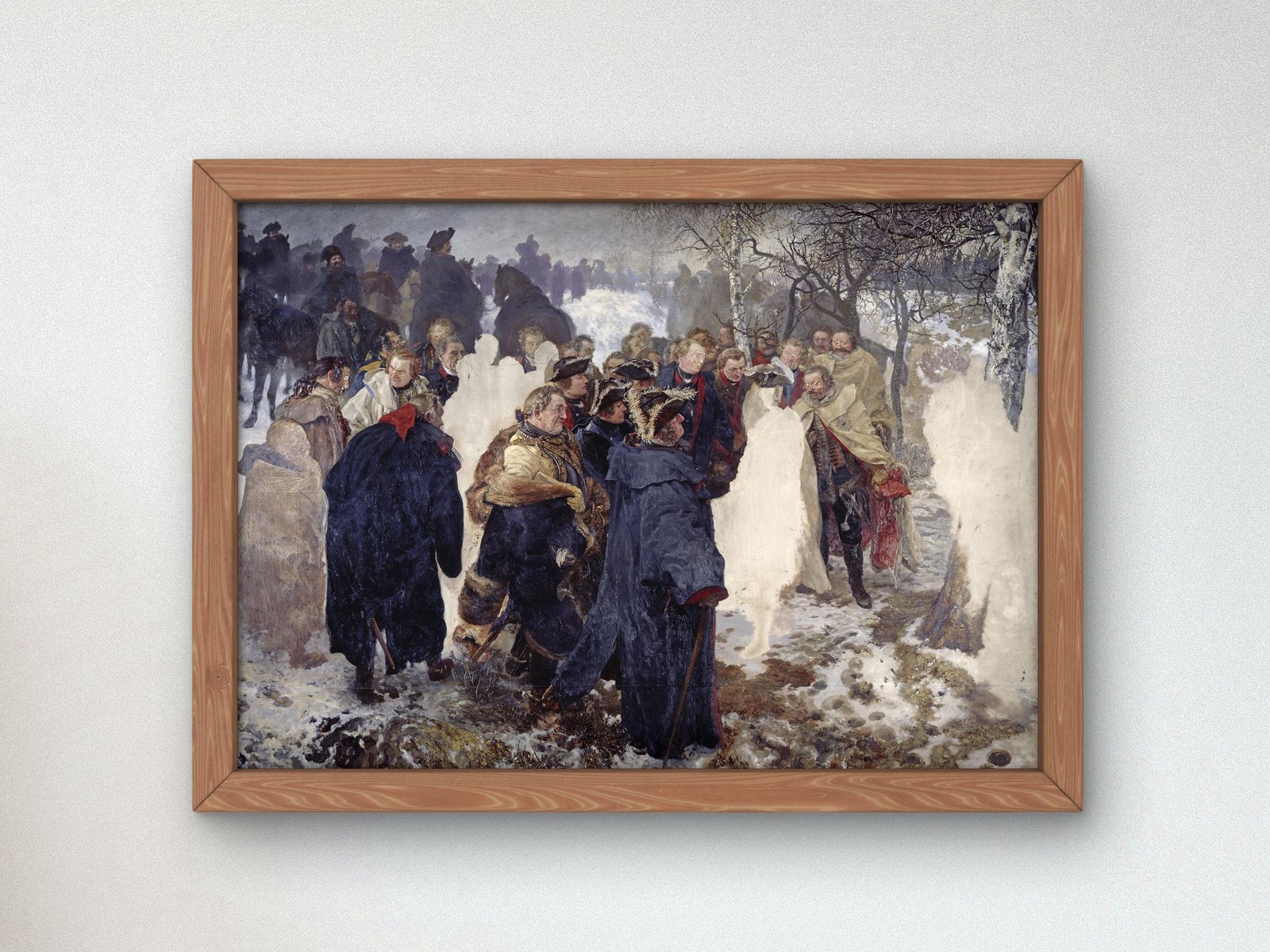 Frederick the Great and his Marshals before the Battle of Leuthen by Adolph von Menzel, 1859, Realism and Naturalism, fine art print