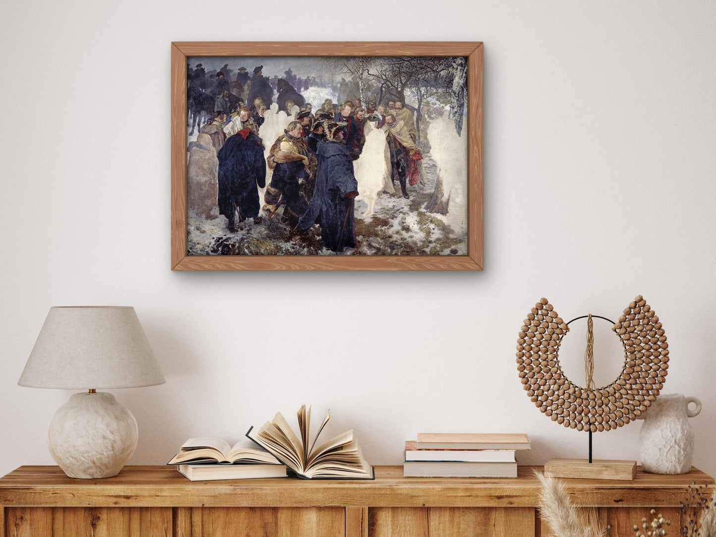Frederick the Great and his Marshals before the Battle of Leuthen by Adolph von Menzel, 1859, Realism and Naturalism, fine art print