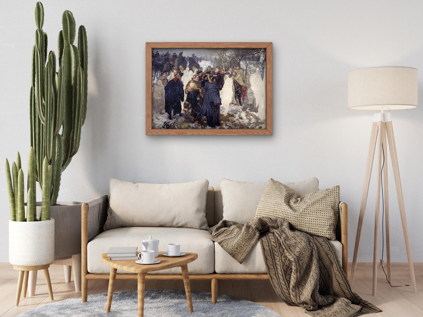 Frederick the Great and his Marshals before the Battle of Leuthen by Adolph von Menzel, 1859, Realism and Naturalism, fine art print