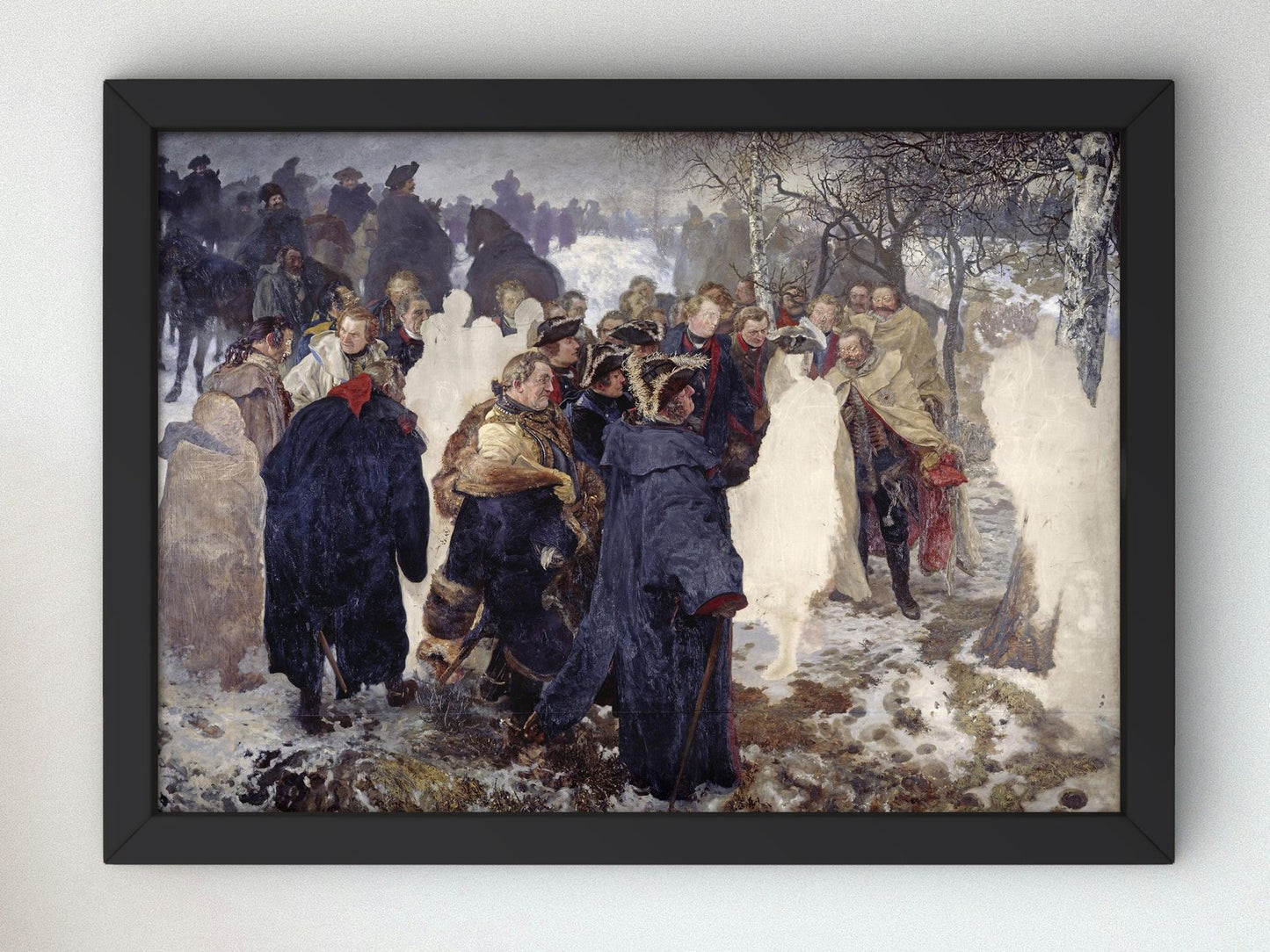 Frederick the Great and his Marshals before the Battle of Leuthen by Adolph von Menzel, 1859, Realism and Naturalism, fine art print