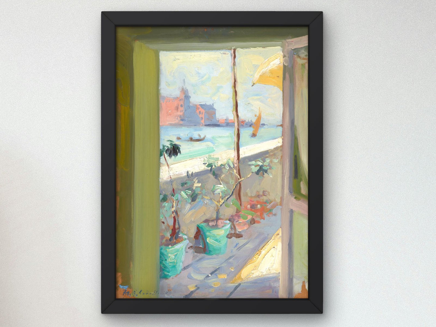 From the Calcina Hotel by Francis Cadell, 1910, Art Deco and American Modernism, fine art print