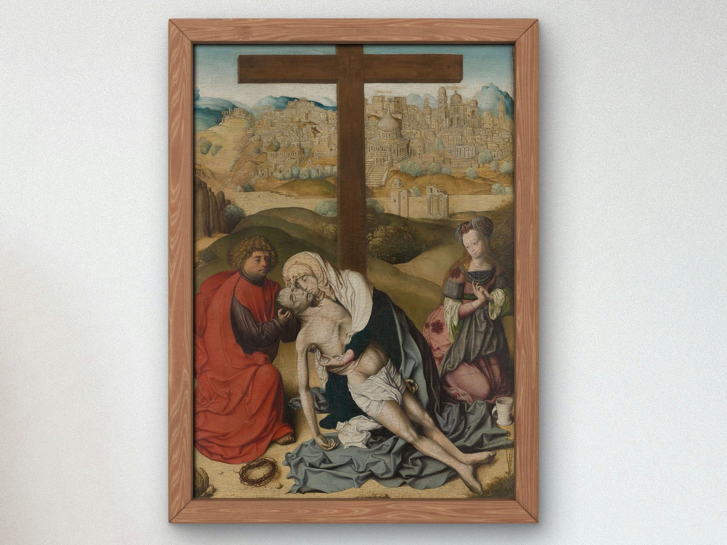 The Lamentation of Christ by Master of the Krainburg Altar, 1470, Medieval and Byzantine Art, fine art print