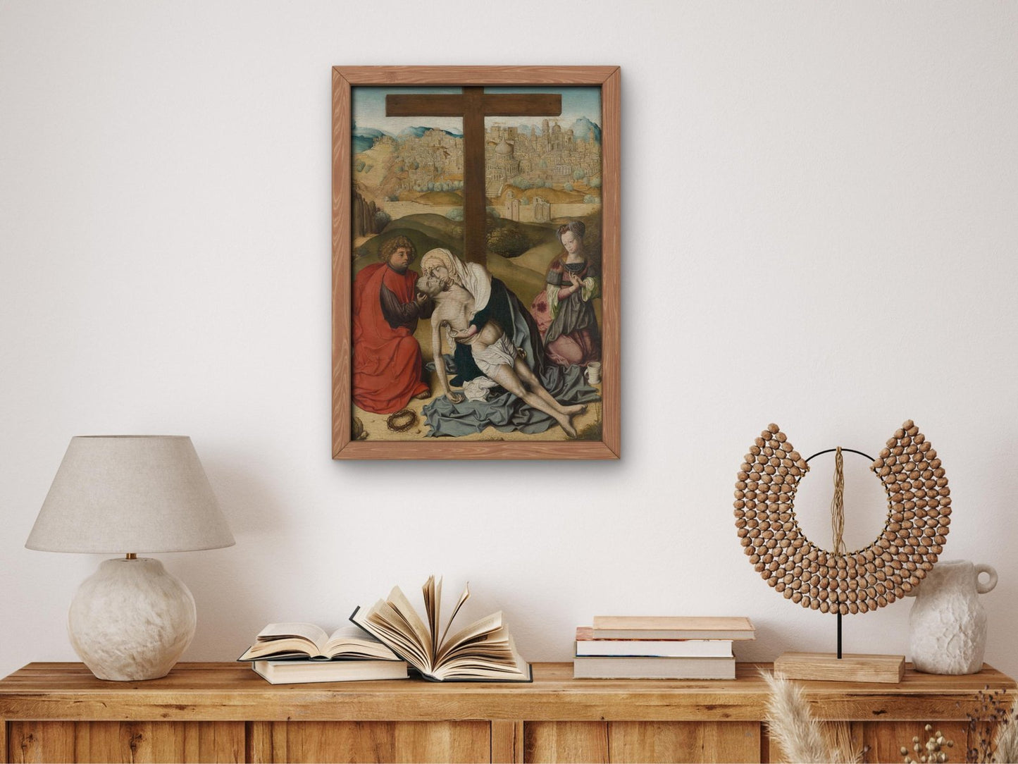 The Lamentation of Christ by Master of the Krainburg Altar, 1470, Medieval and Byzantine Art, fine art print