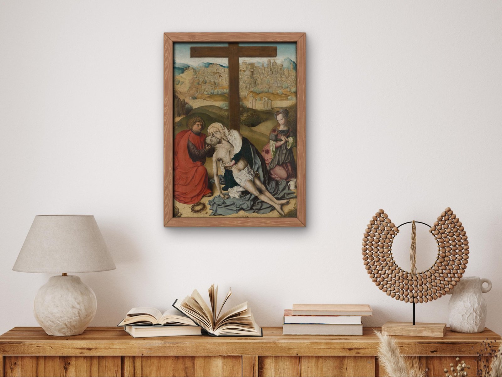 The Lamentation of Christ by Master of the Krainburg Altar, 1470, Medieval and Byzantine Art, fine art print