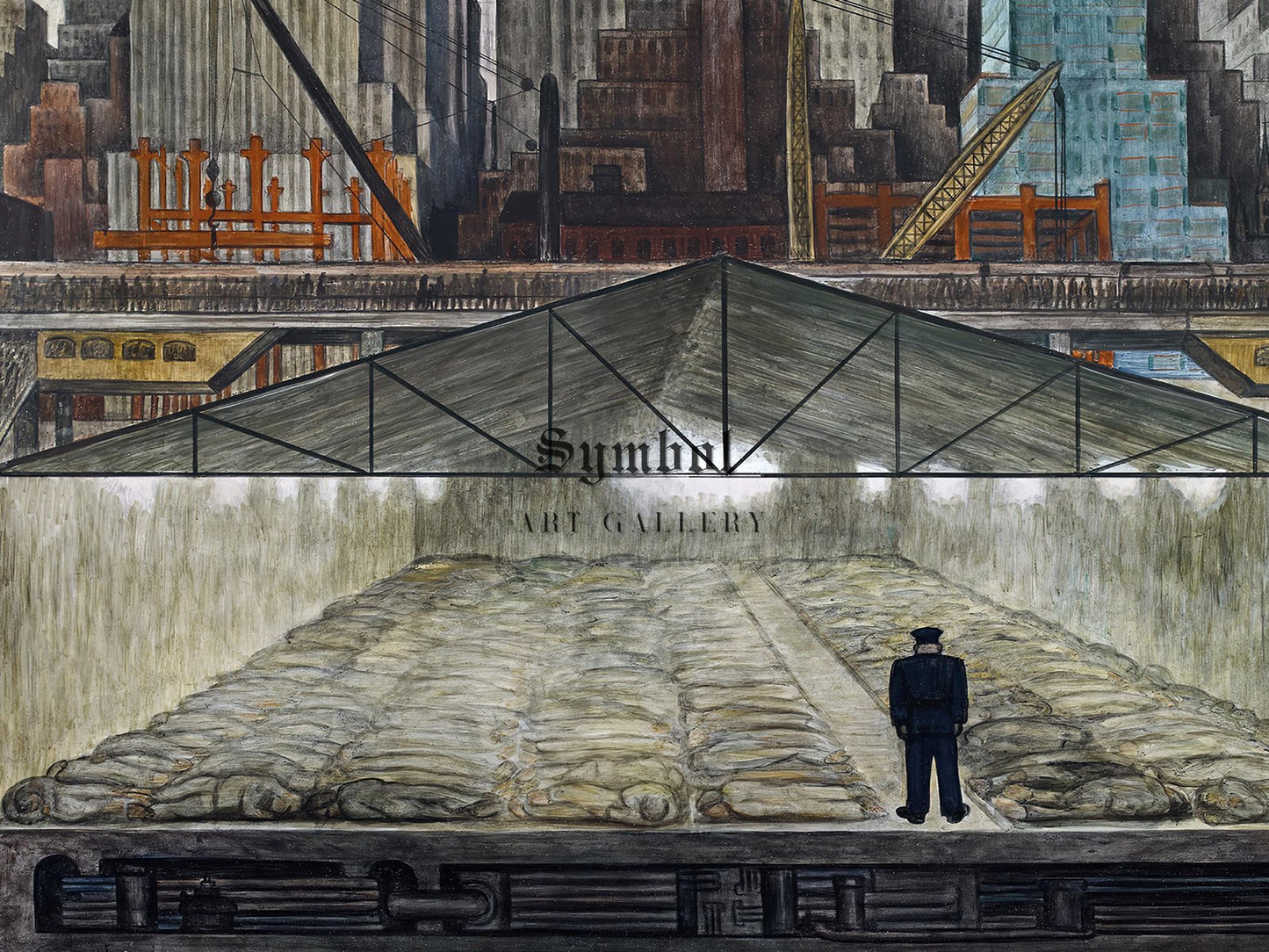 Frozen Assets by Diego Rivera, 1931, Art Deco and American Modernism, fine art print