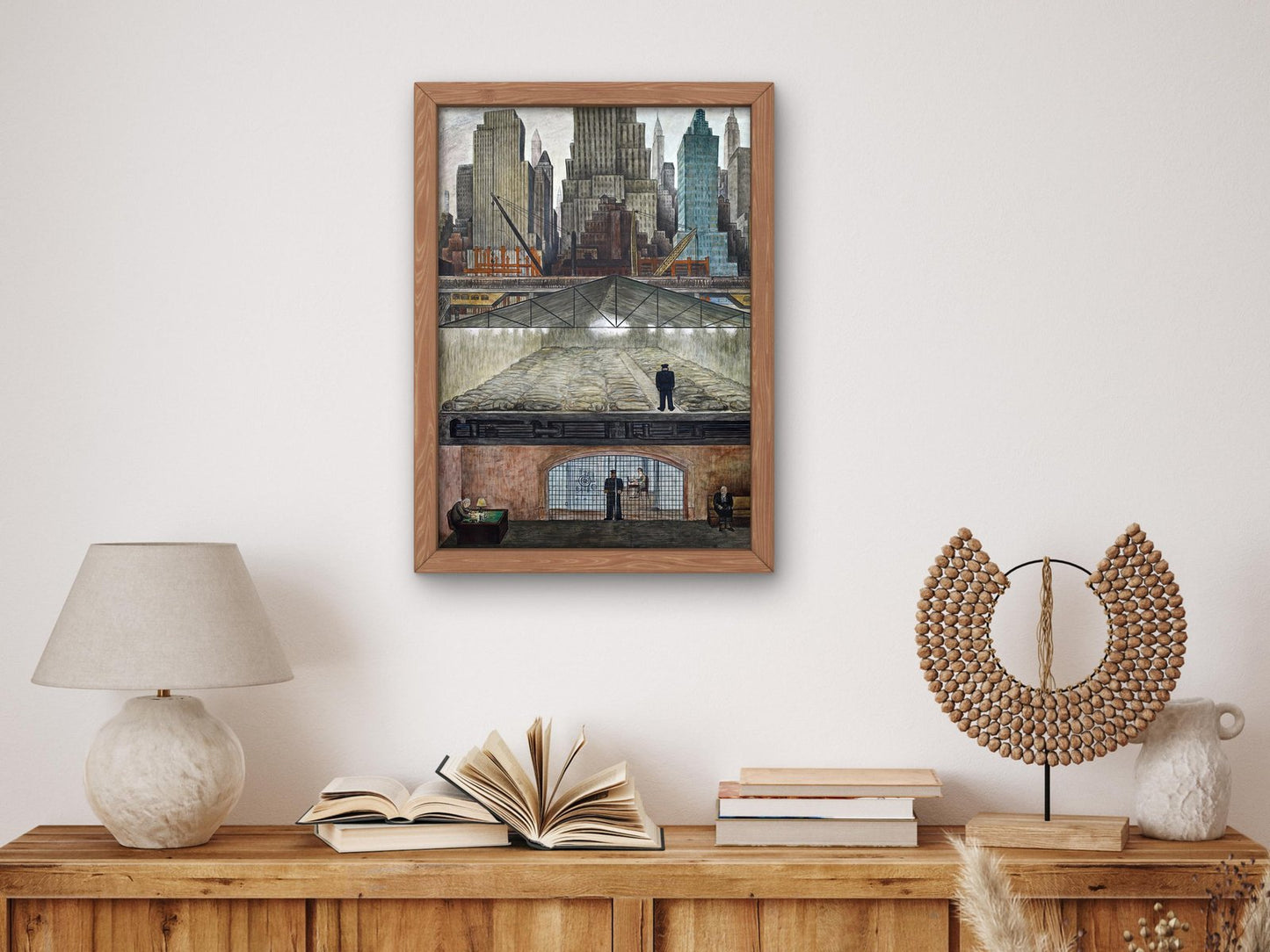 Frozen Assets by Diego Rivera, 1931, Art Deco and American Modernism, fine art print