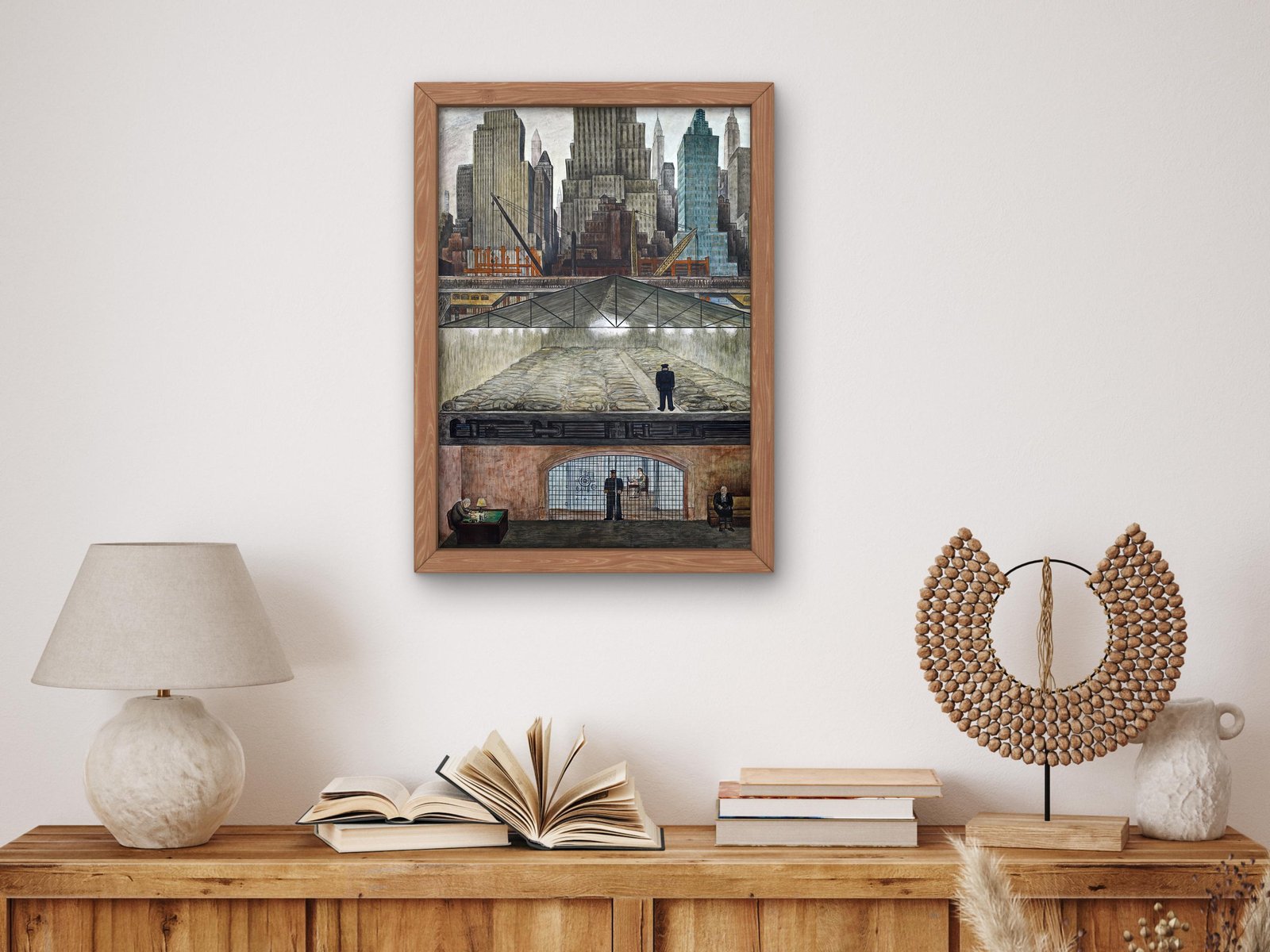 Frozen Assets by Diego Rivera, 1931, Art Deco and American Modernism, fine art print