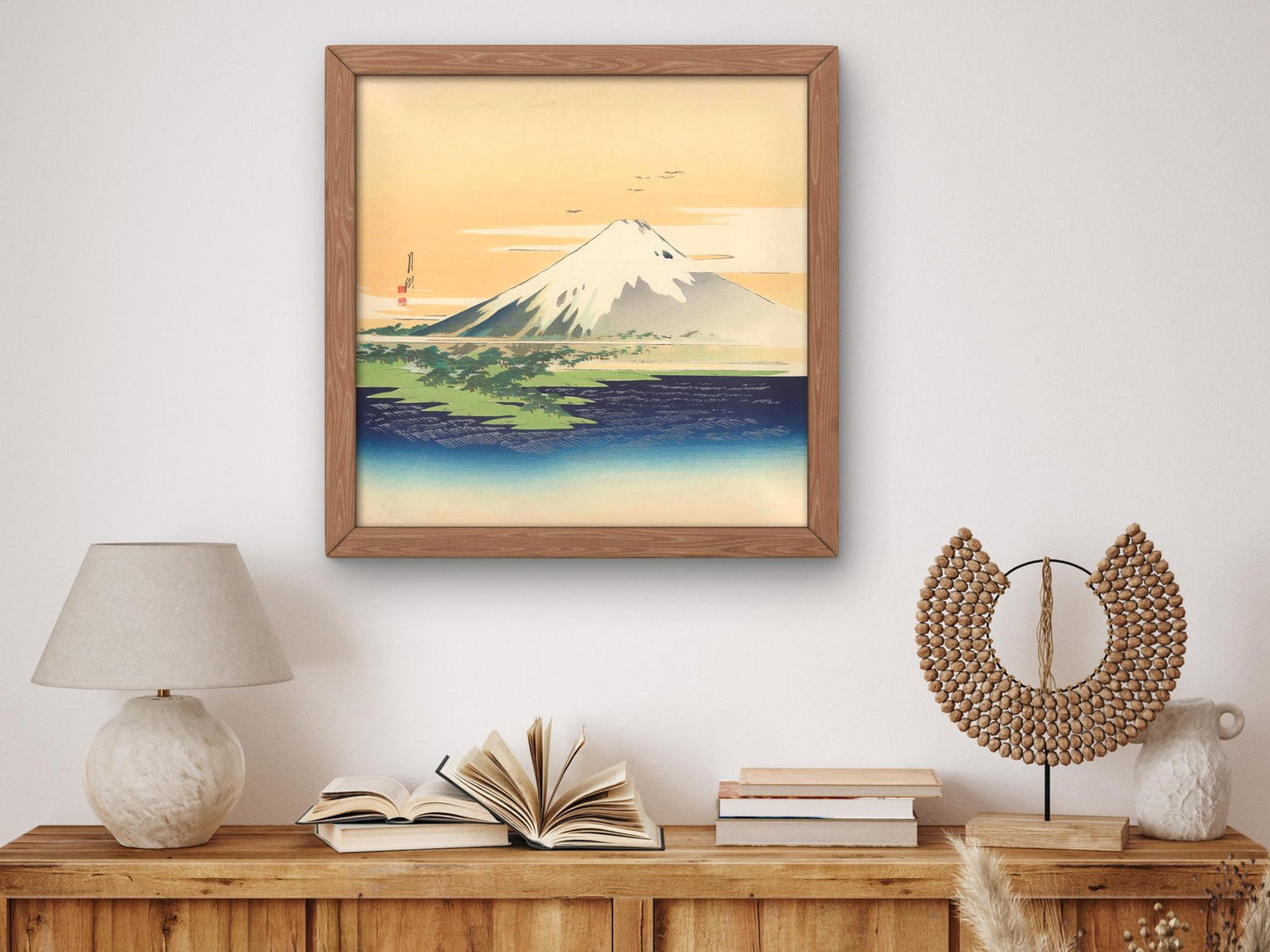 Fuji by Ogata Gekko, 1910, Japanese Woodblock Prints, fine art print