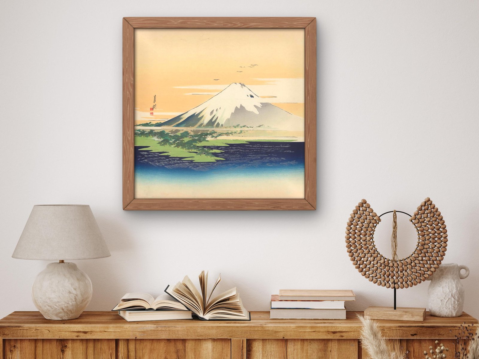 Fuji by Ogata Gekko, 1910, Japanese Woodblock Prints, fine art print