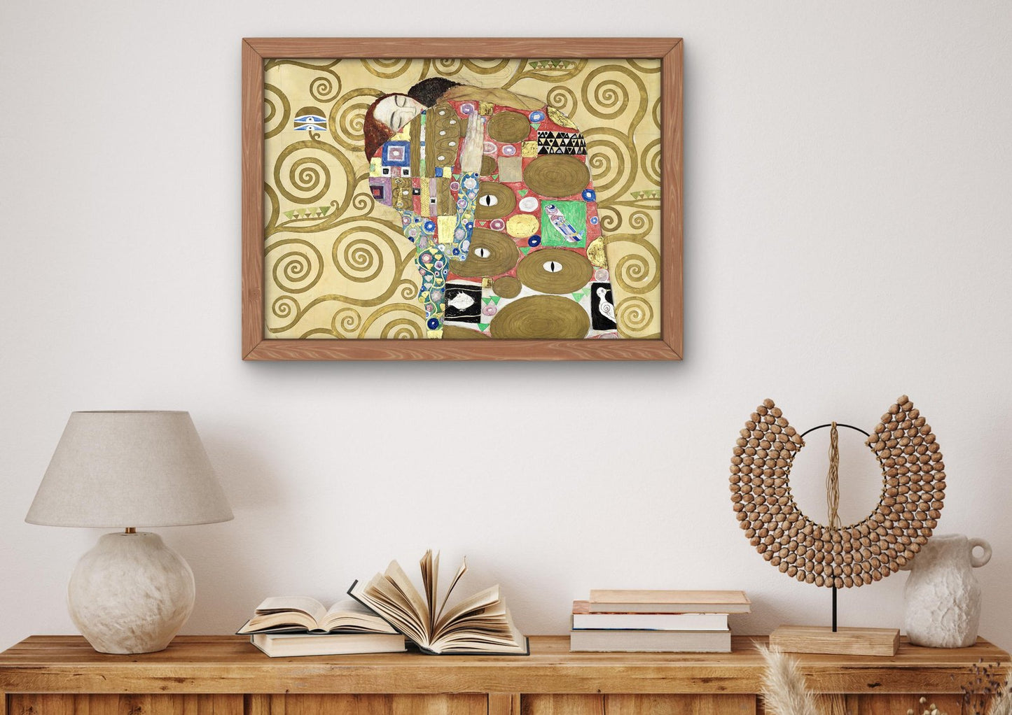 Fulfilment by Gustav Klimt, 1910, Art Nouveau and Belle Époque, fine art print
