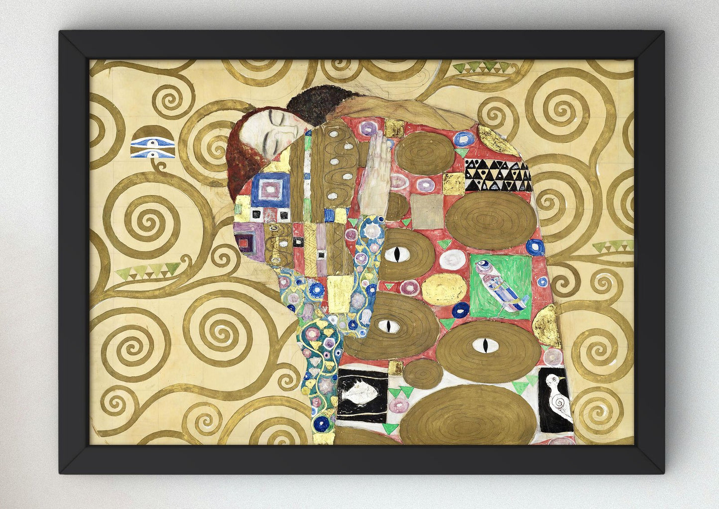 Fulfilment by Gustav Klimt, 1910, Art Nouveau and Belle Époque, fine art print