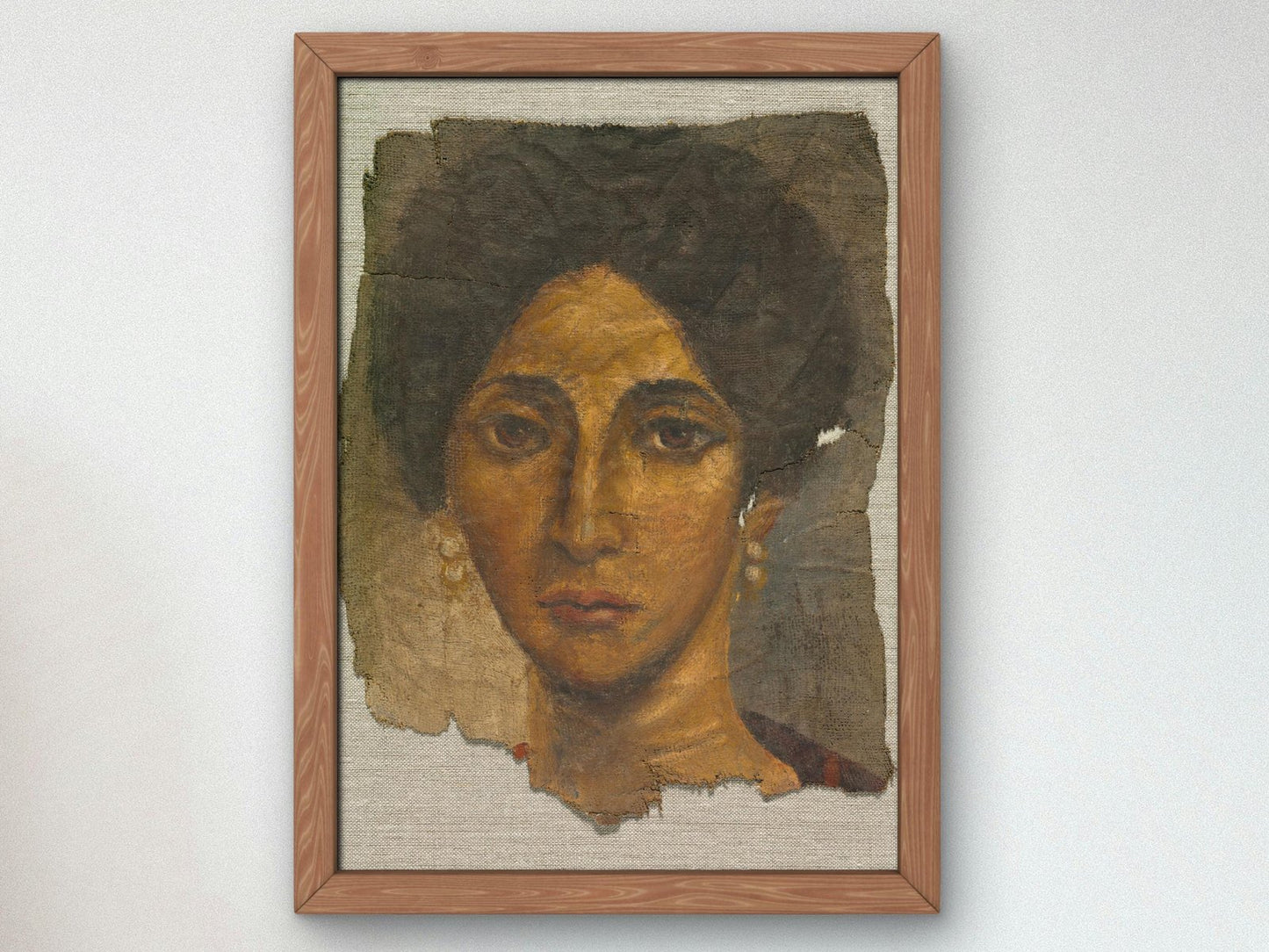Funerary Portrait of a Woman, Ancient Classical Art, fine art print