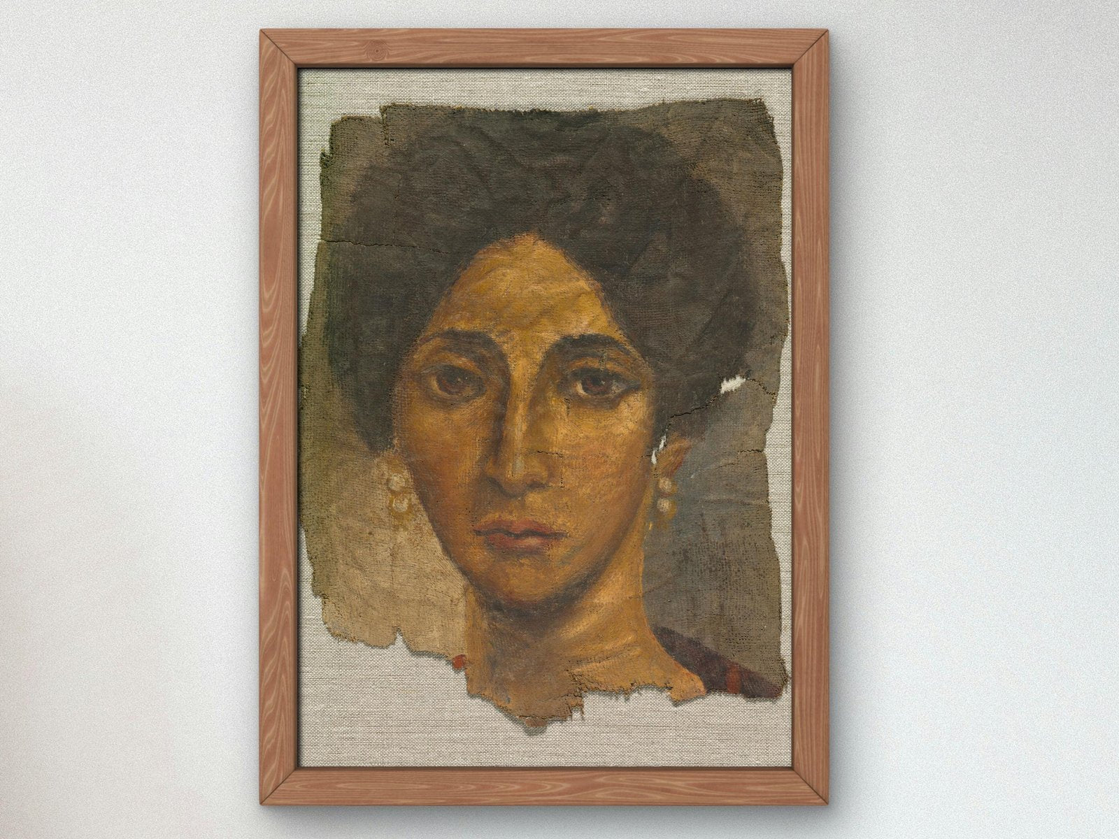 Funerary Portrait of a Woman, Ancient Classical Art, fine art print