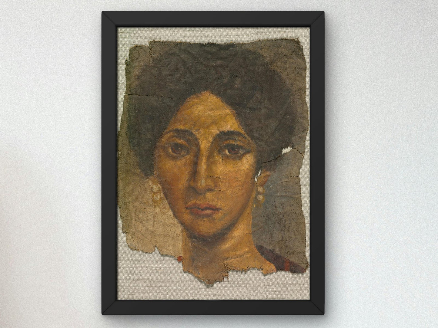 Funerary Portrait of a Woman, Ancient Classical Art, fine art print