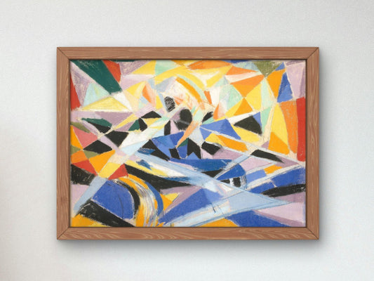 Futurist Composition by Joseph Stella, 1914, Futurism and Constructivism, fine art print