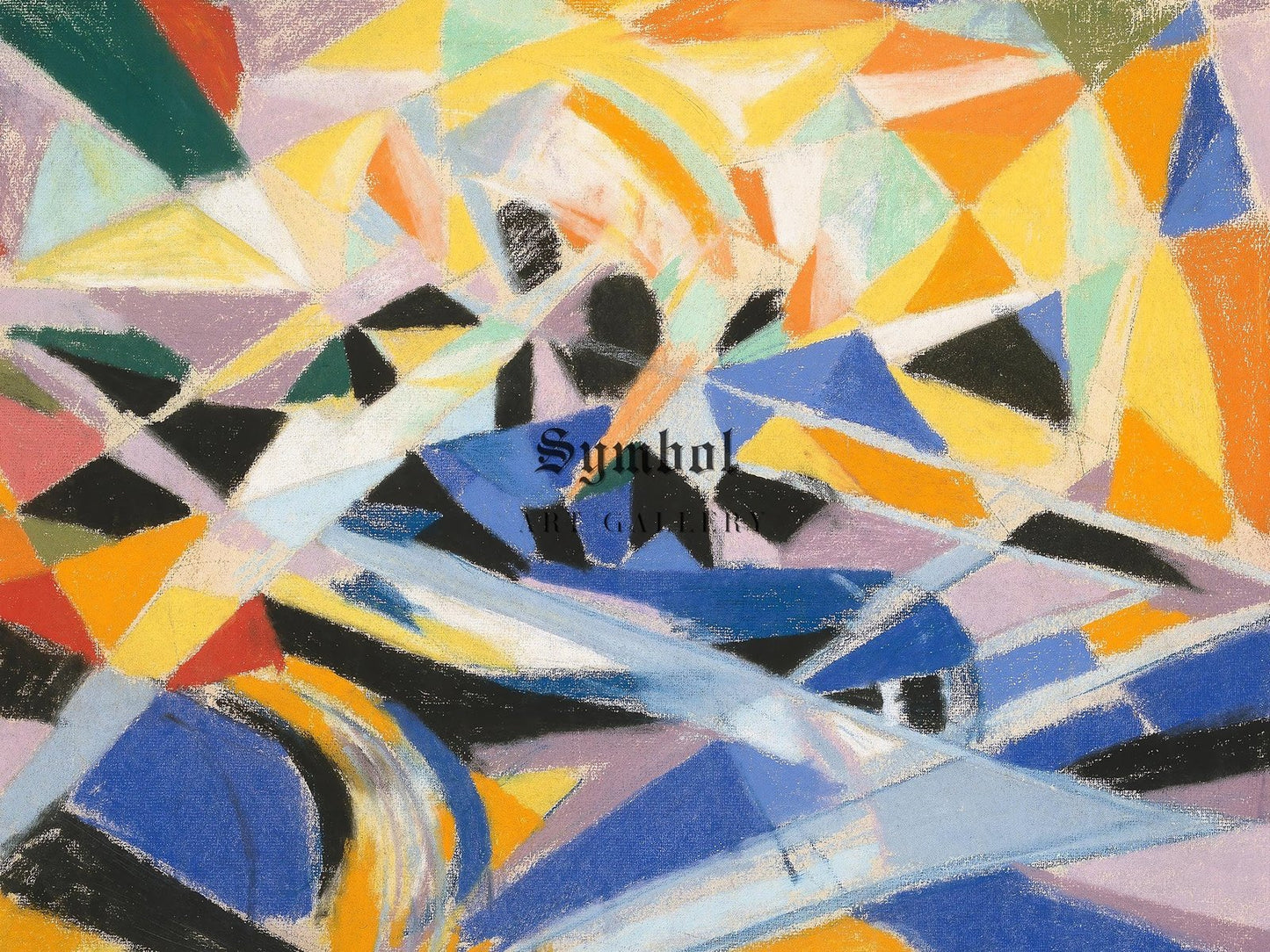 Futurist Composition by Joseph Stella, 1914, Futurism and Constructivism, fine art print