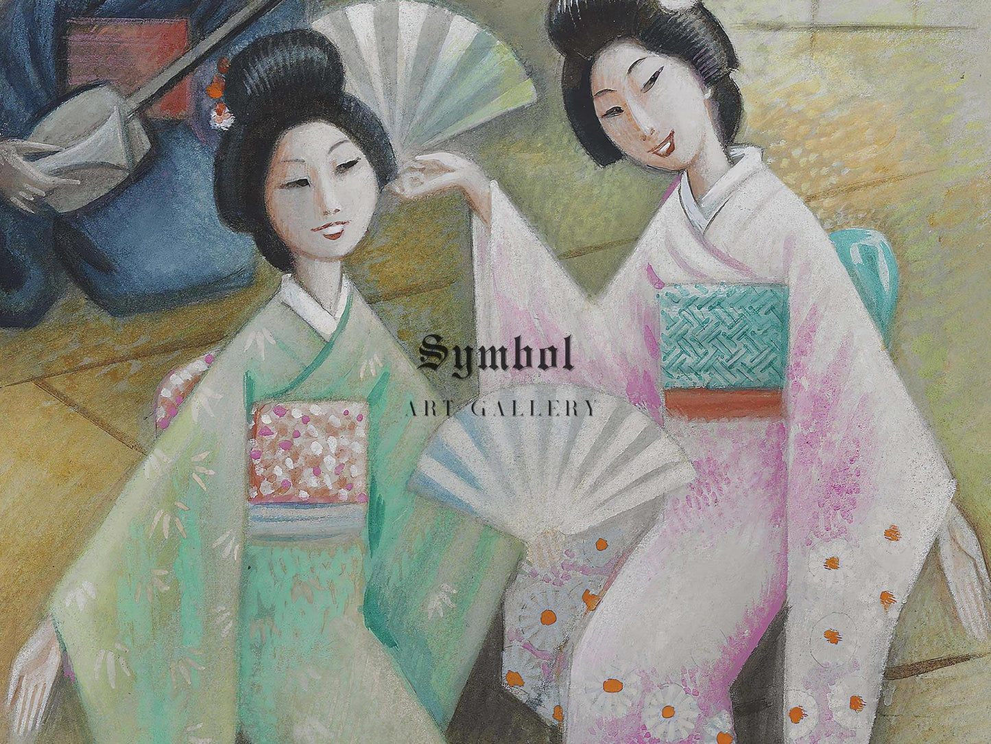 Geishas by Miguel Covarrubias, 1936, Art Deco and American Modernism, fine art print