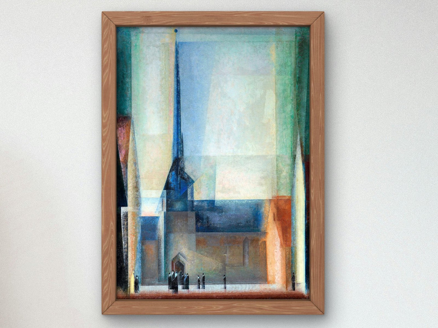 Gelmeroda IX by Lyonel Feininger, 1926, Cubism and Abstract Art, fine art print