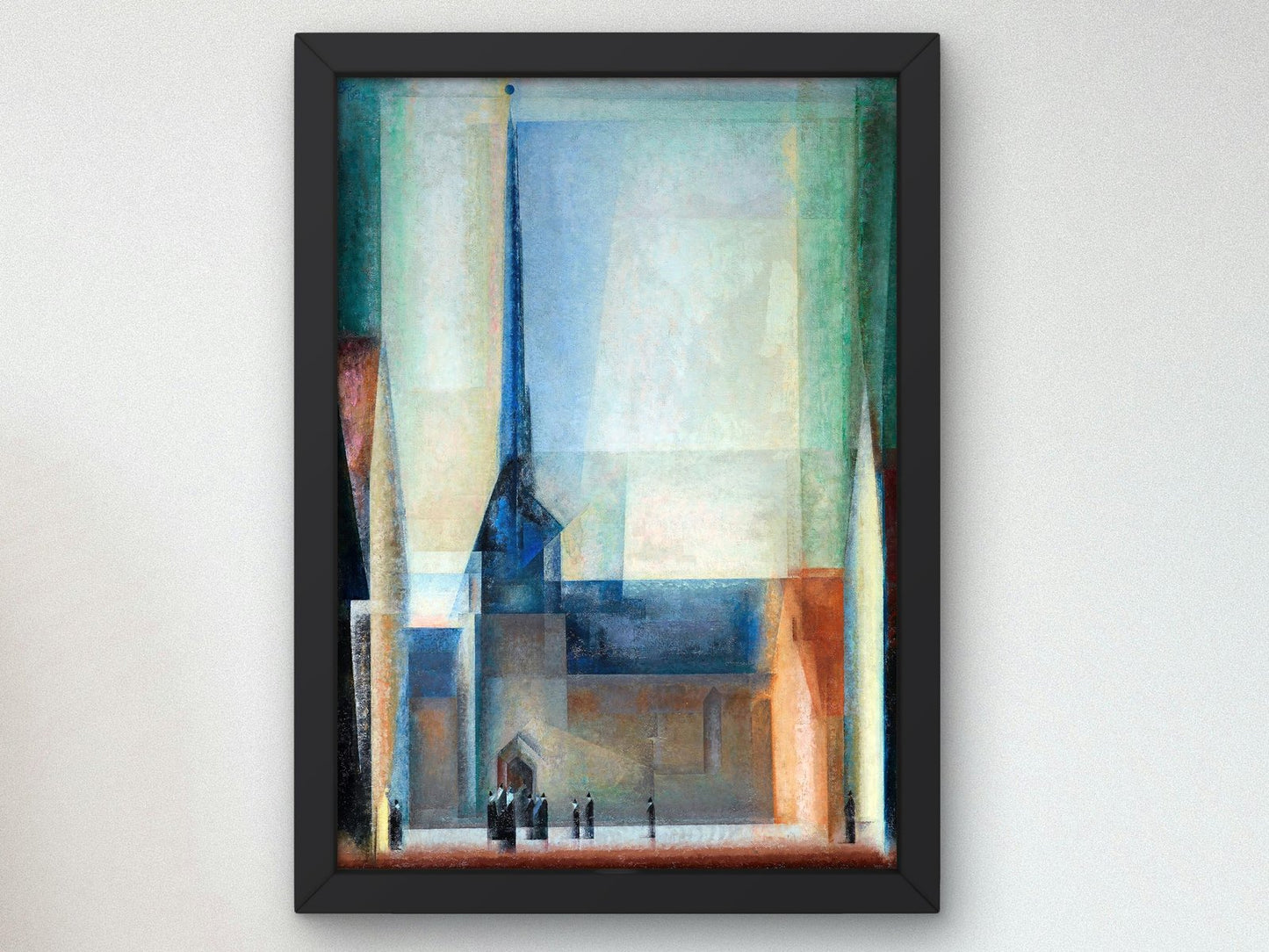 Gelmeroda IX by Lyonel Feininger, 1926, Cubism and Abstract Art, fine art print