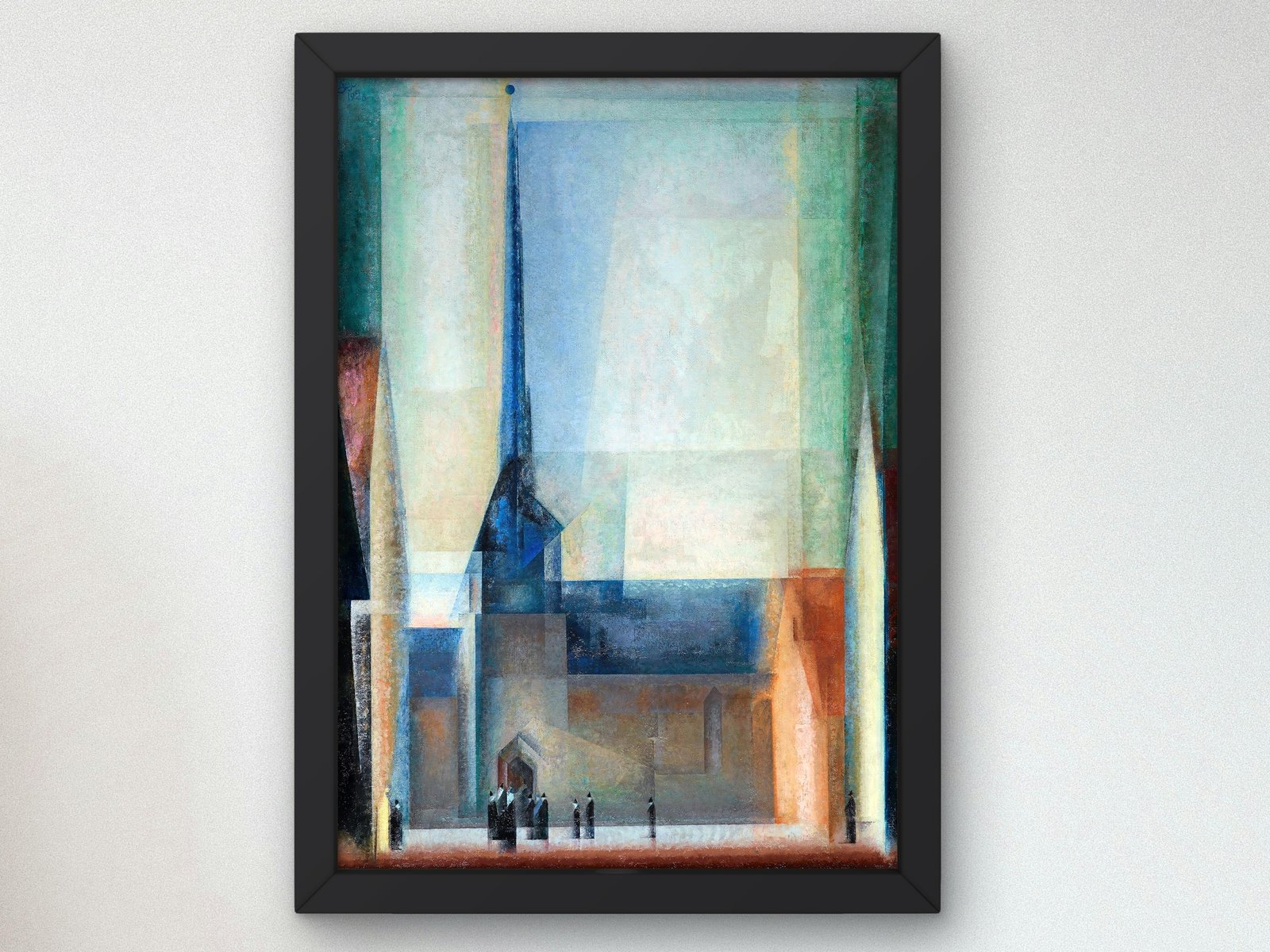 Gelmeroda IX by Lyonel Feininger, 1926, Cubism and Abstract Art, fine art print