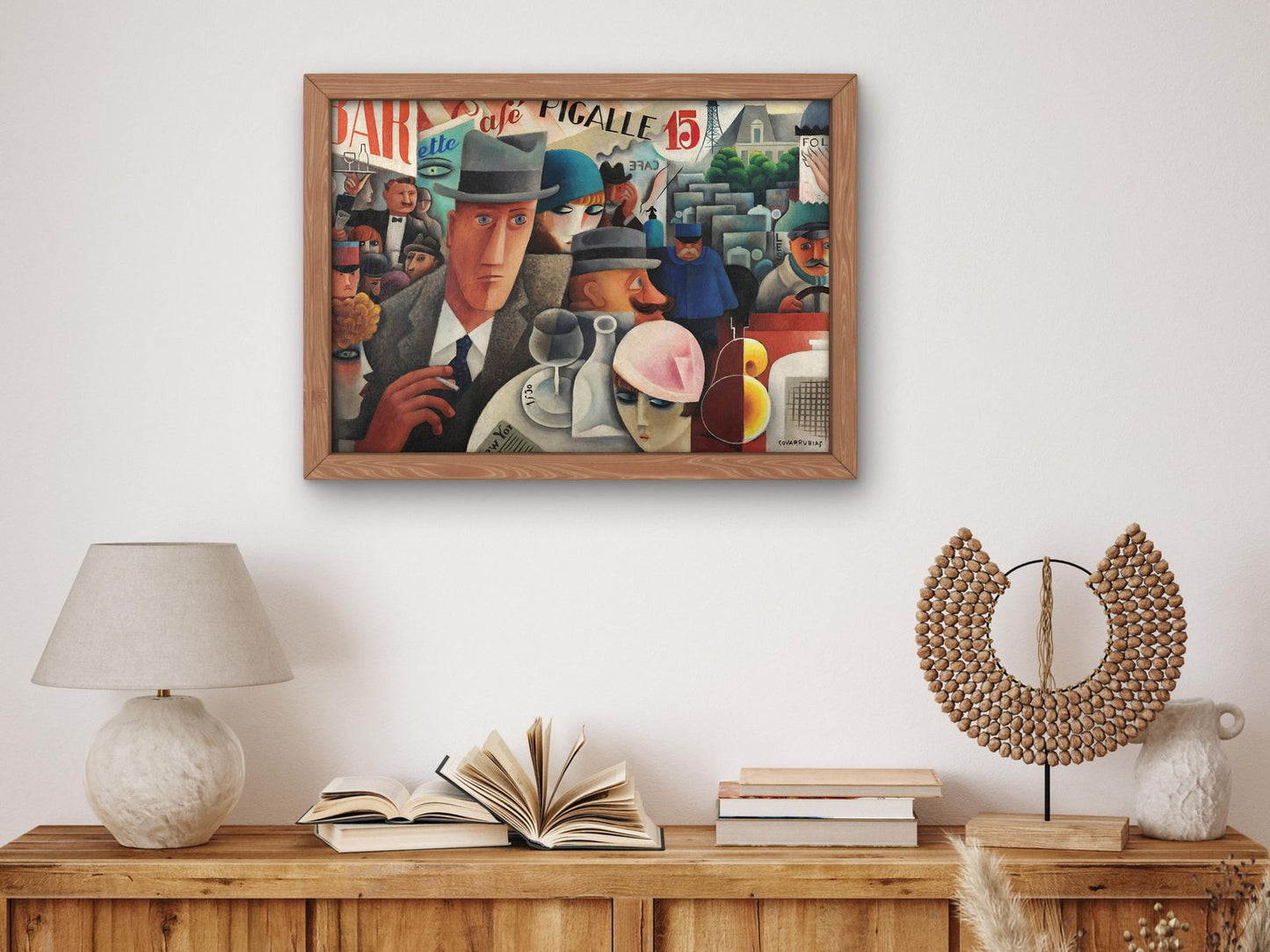 George Gershwin, An American in Paris by Miguel Covarrubias, 1929, Art Deco and American Modernism, fine art print