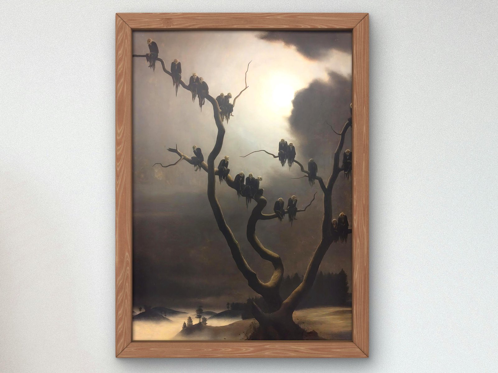 Ghosts on a Tree by Franz Sedlacek, 1933, Expressionism and Fauvism, fine art print