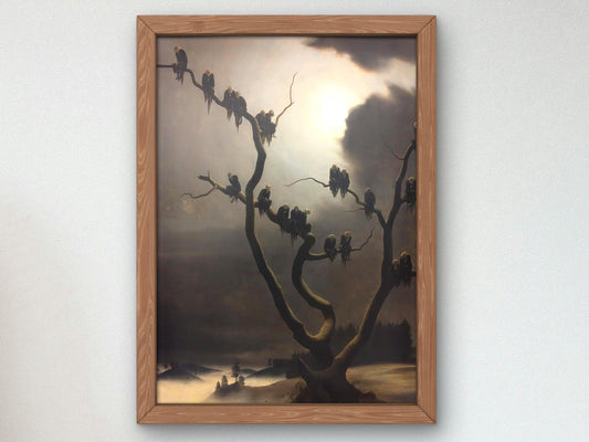 Ghosts on a Tree by Franz Sedlacek, 1933, Expressionism and Fauvism, fine art print