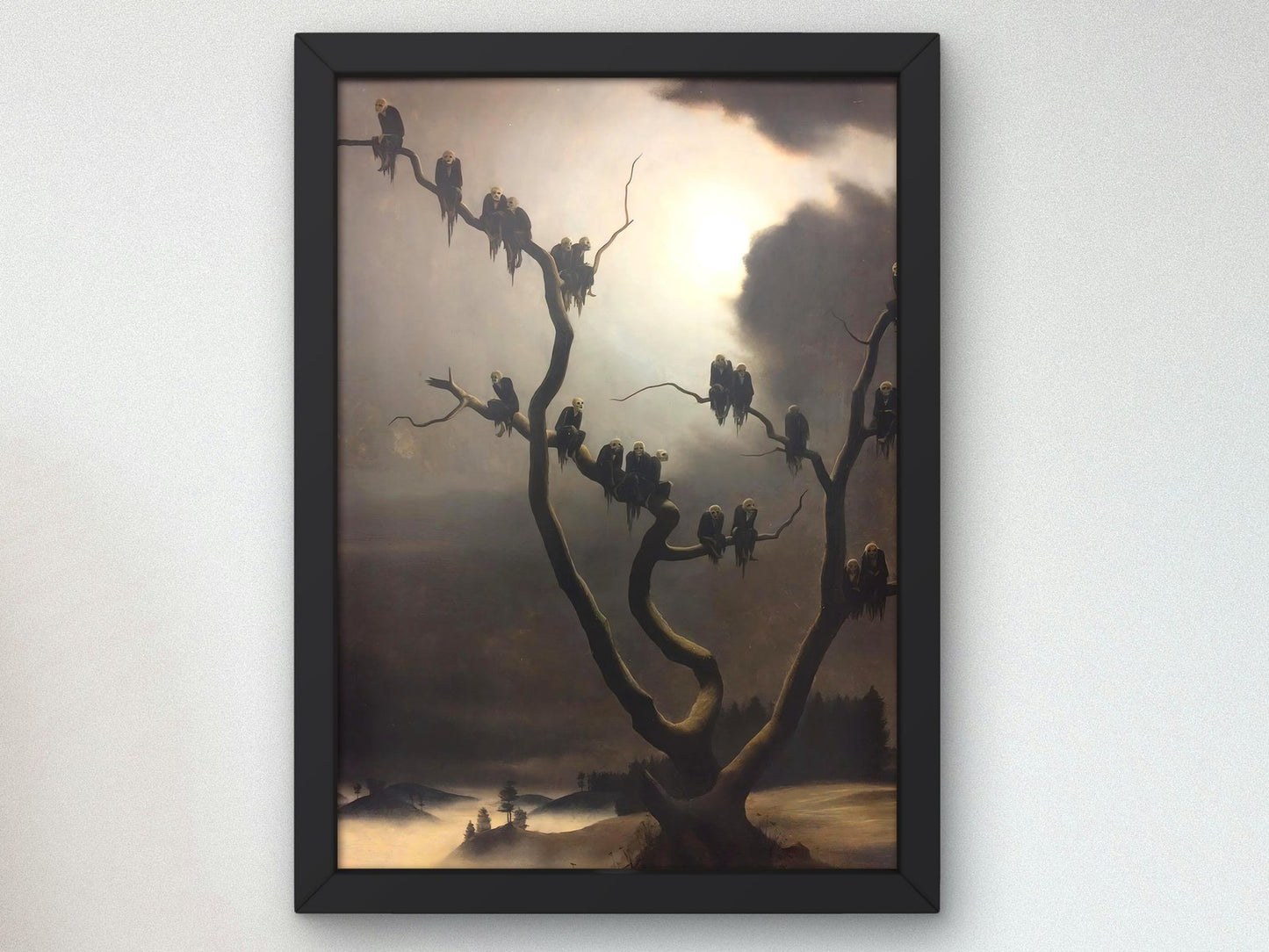 Ghosts on a Tree by Franz Sedlacek, 1933, Expressionism and Fauvism, fine art print