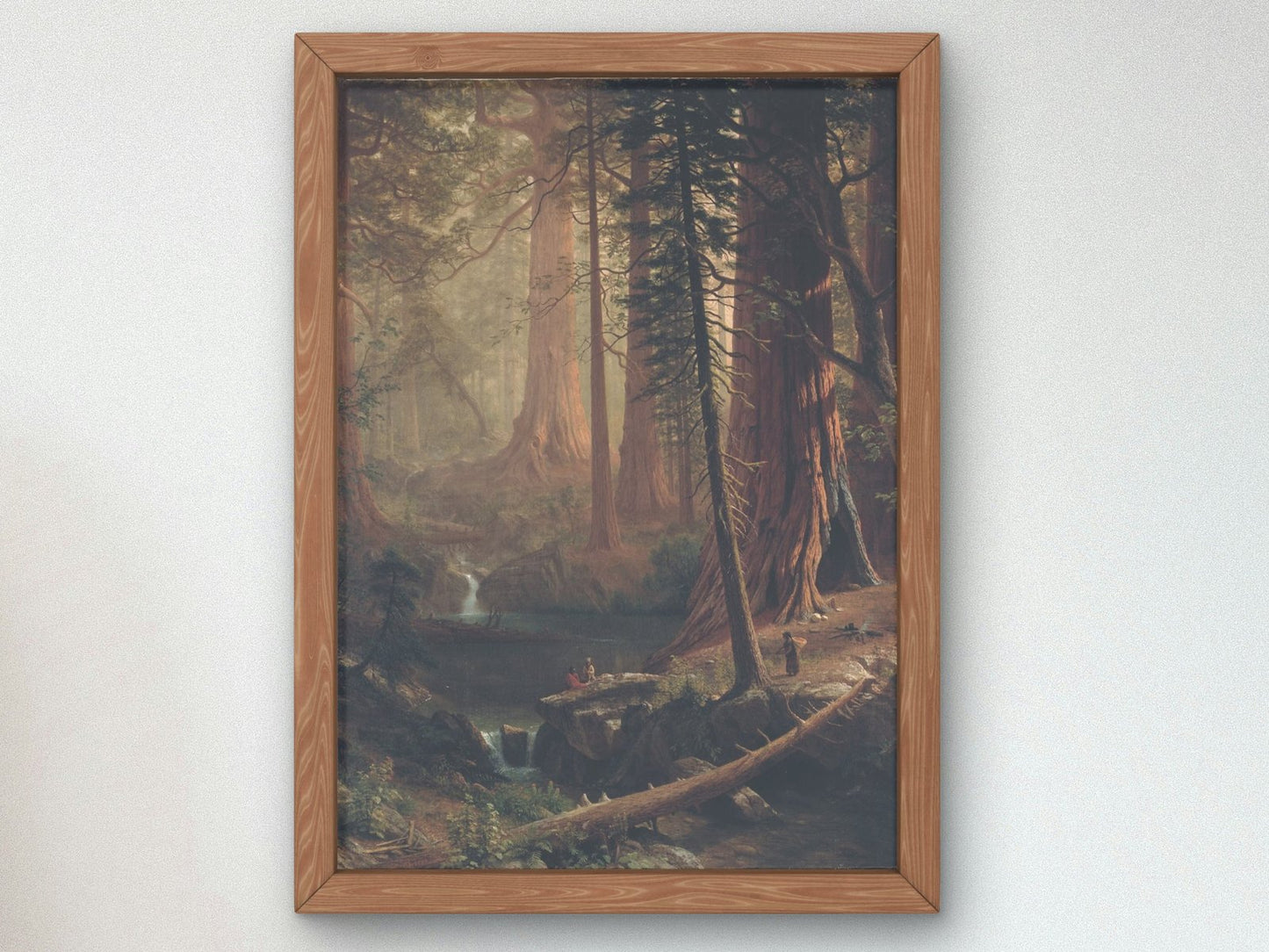 Giant Redwood Trees of California by Albert Bierstadt, 1874, Romanticism and Classical Landscapes, fine art print