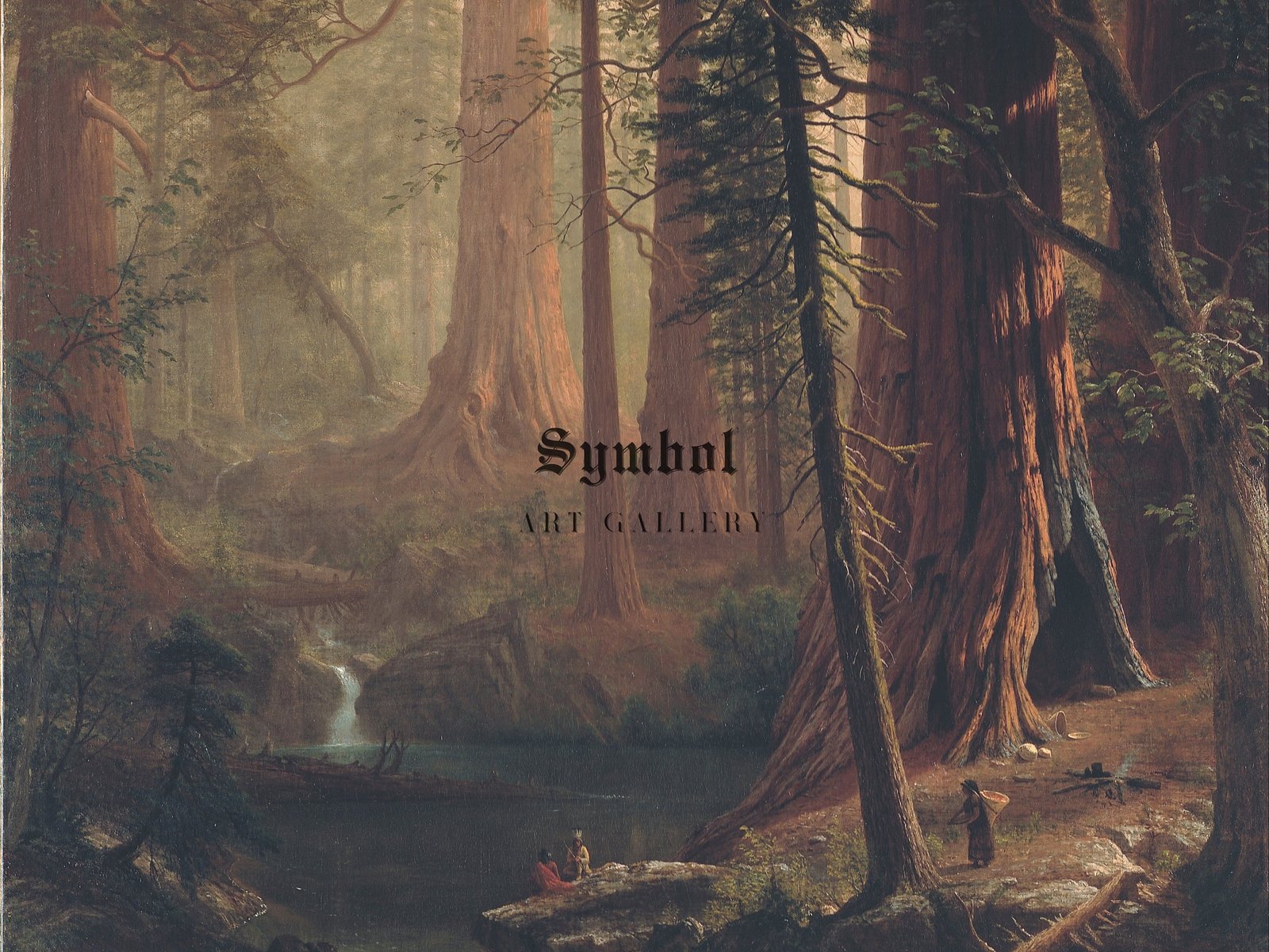 Giant Redwood Trees of California by Albert Bierstadt, 1874, Romanticism and Classical Landscapes, fine art print