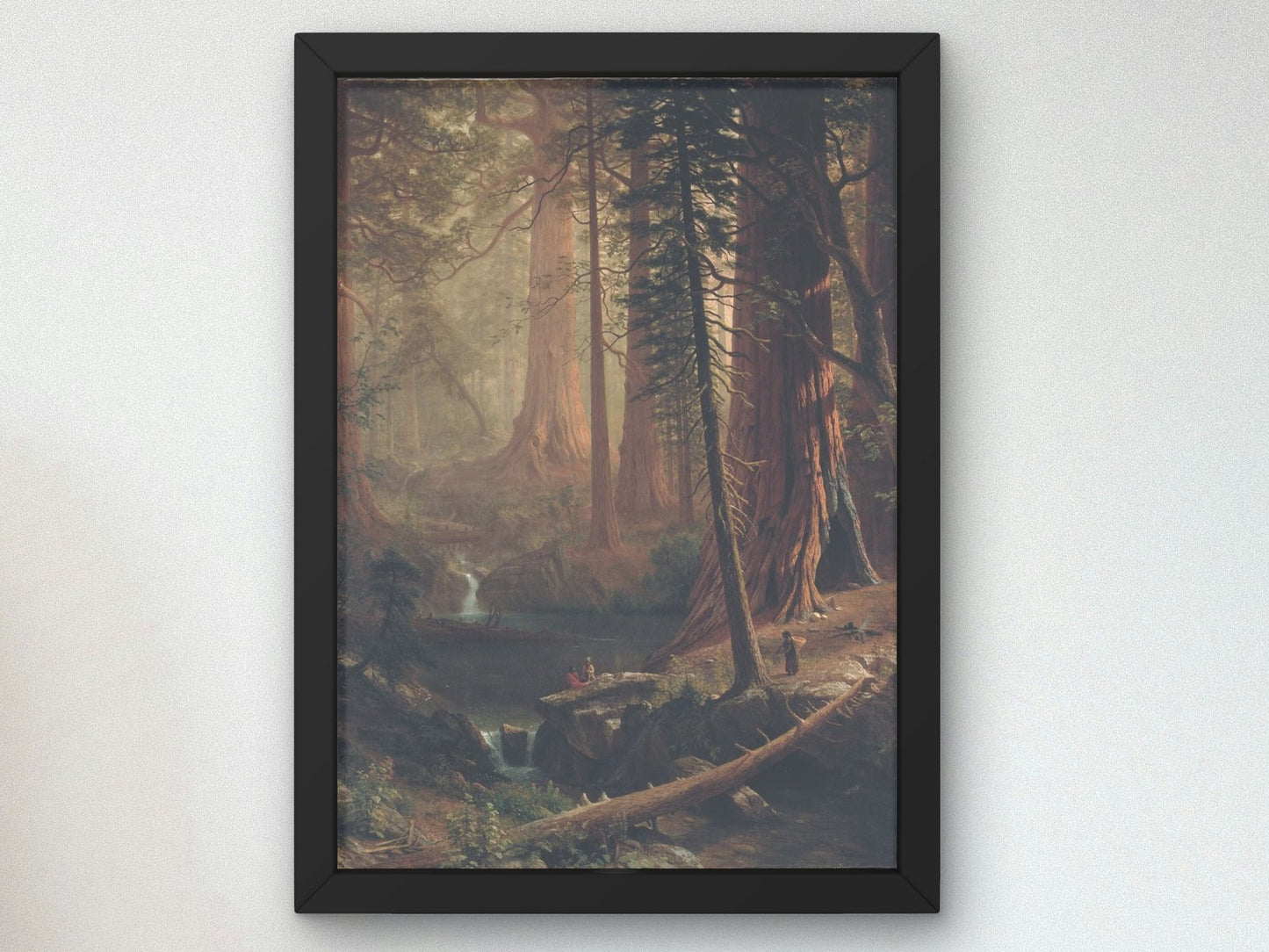 Giant Redwood Trees of California by Albert Bierstadt, 1874, Romanticism and Classical Landscapes, fine art print