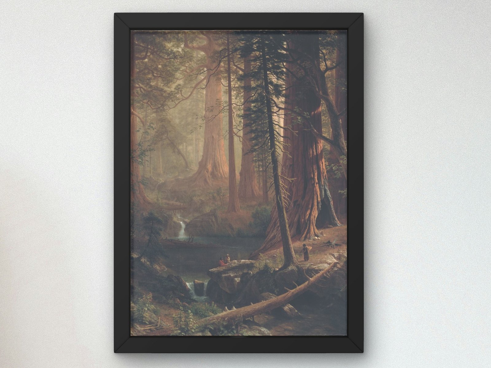 Giant Redwood Trees of California by Albert Bierstadt, 1874, Romanticism and Classical Landscapes, fine art print