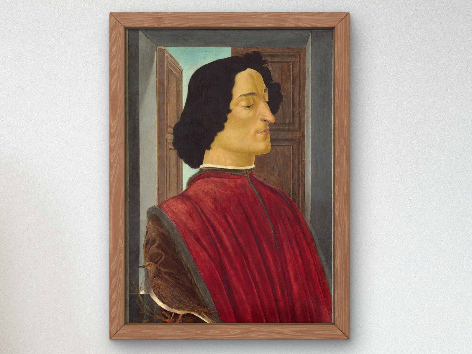Giuliano de' Medici by Sandro Botticelli, 1478, Renaissance, fine art print
