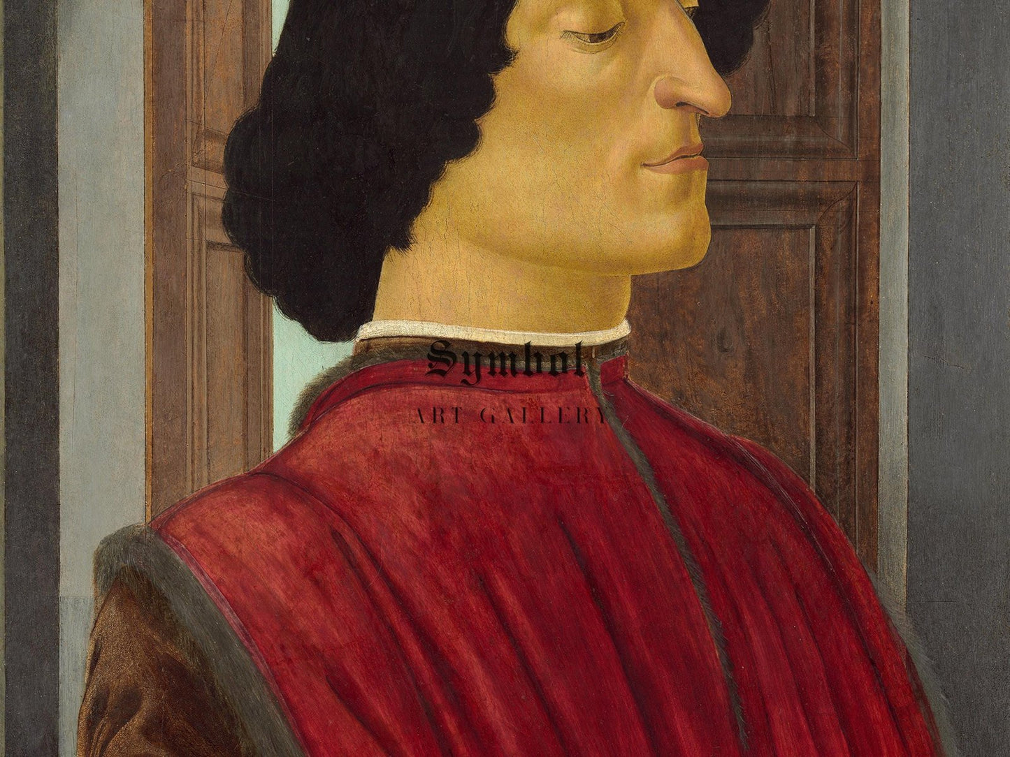 Giuliano de' Medici by Sandro Botticelli, 1478, Renaissance, fine art print