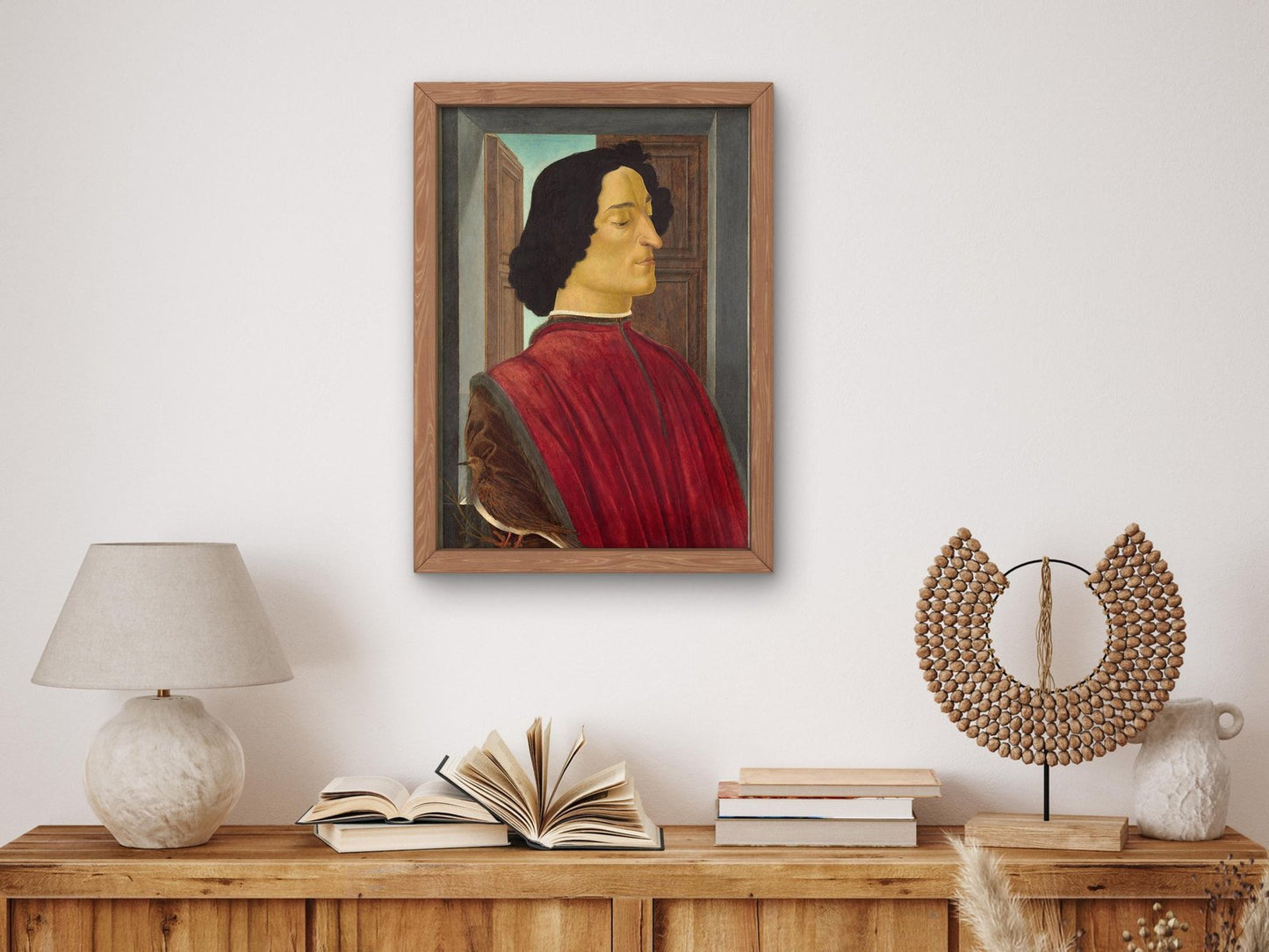 Giuliano de' Medici by Sandro Botticelli, 1478, Renaissance, fine art print