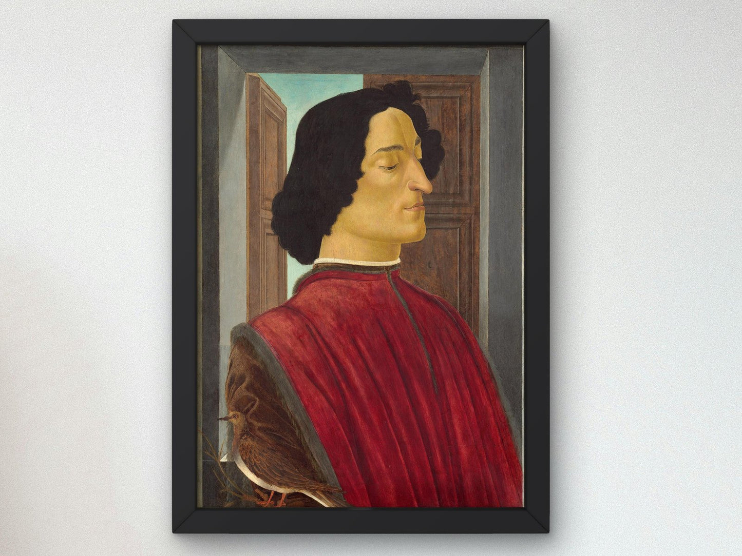 Giuliano de' Medici by Sandro Botticelli, 1478, Renaissance, fine art print