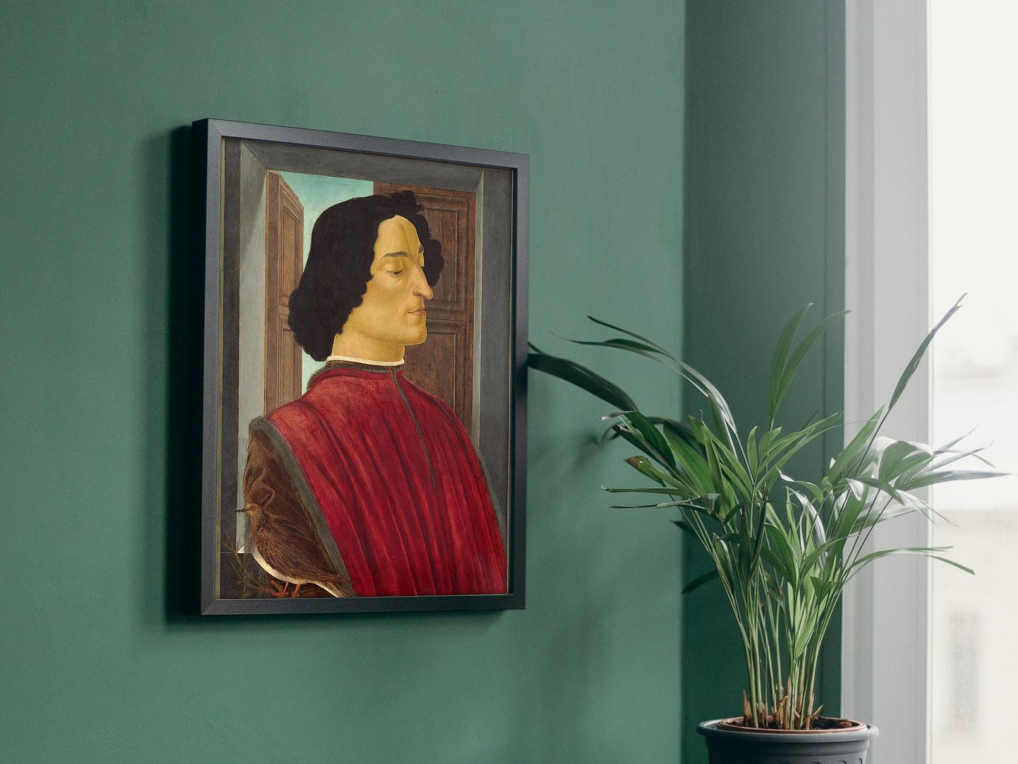 Giuliano de' Medici by Sandro Botticelli, 1478, Renaissance, fine art print