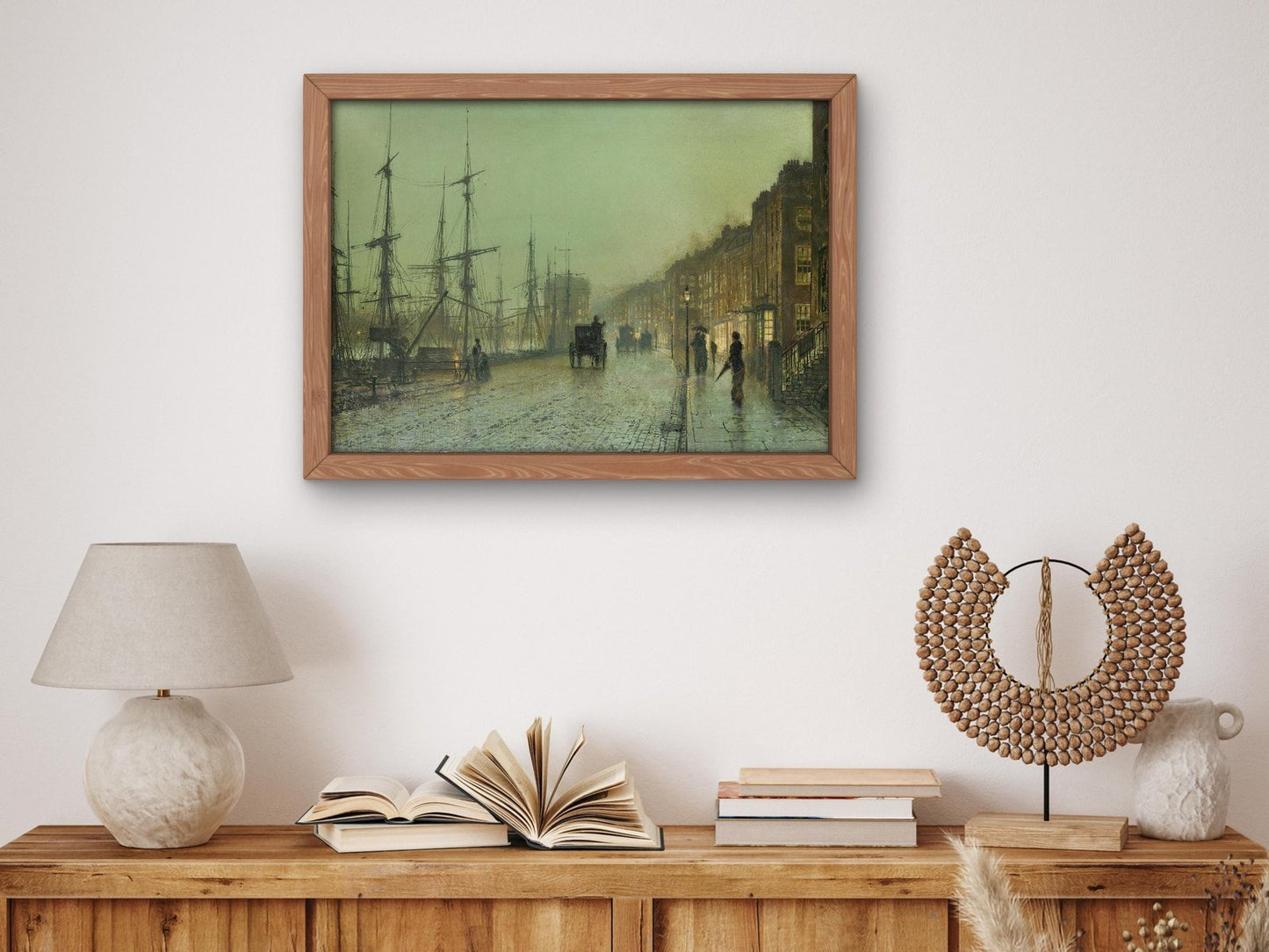 Glasgow Docks by John Atkinson Grimshaw, 1881, Realism and Naturalism, fine art print