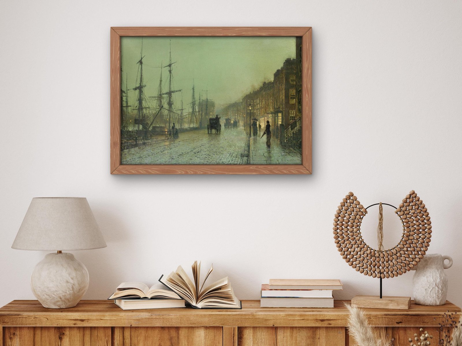 Glasgow Docks by John Atkinson Grimshaw, 1881, Realism and Naturalism, fine art print