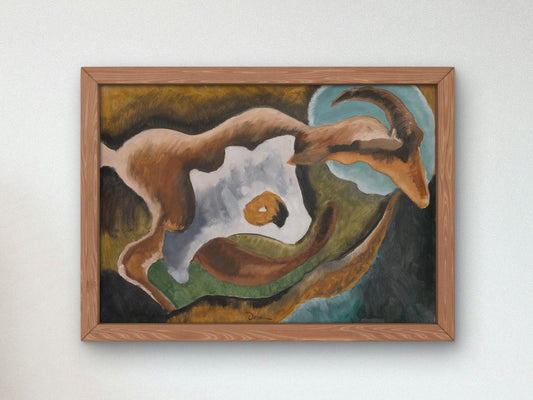 Goat by Arthur Dove, 1935, Art Deco and American Modernism, fine art print